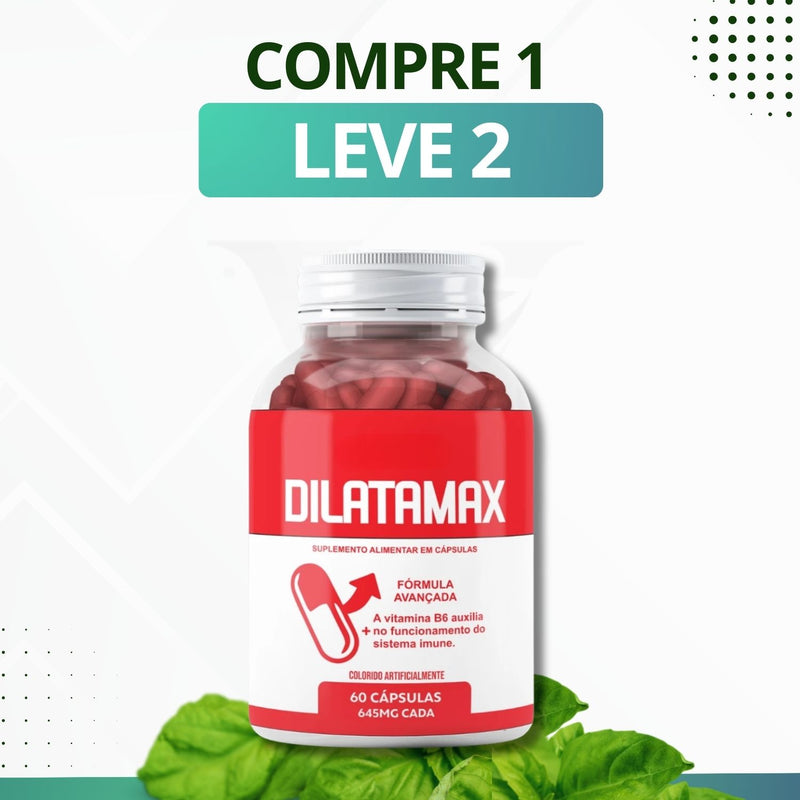 Dilatamax - Suplemento Alimentar - Brinde Exclusivo + Frete Grátis