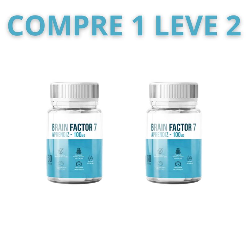 BRAIN FACTOR 7 – O Segredo Para Foco e Alta Performance Mental + Frete Grátis