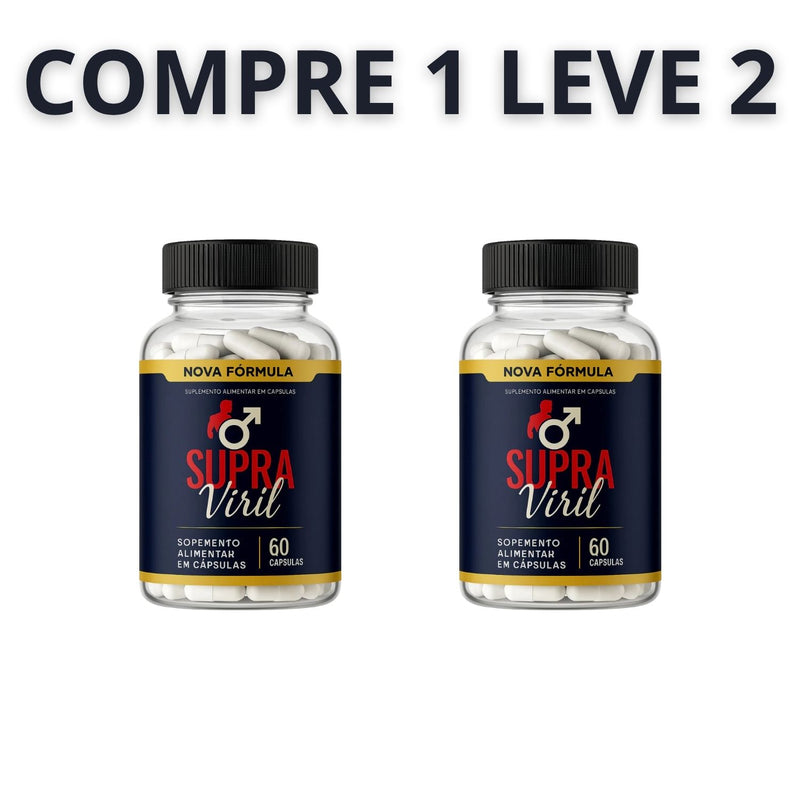 Supra Viril – Mais Disposição, Potência e Confiança + Frete Grátis