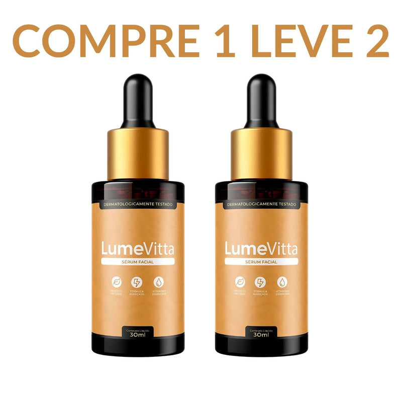 Lumevitta 30ml - Sérum Facial Rejuvenescedor - Compre 1 Leve 2 + Frete Grátis