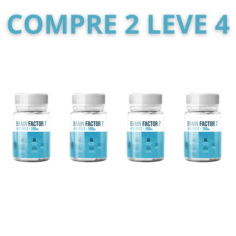 BRAIN FACTOR 7 – O Segredo Para Foco e Alta Performance Mental + Frete Grátis