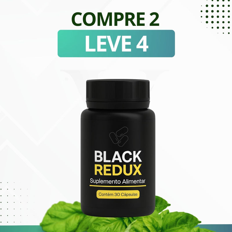 Black Redux - Suplemento Alimentar - Promoção Exclusiva + Frete Grátis