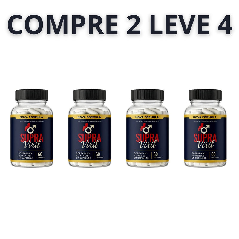 Supra Viril – Mais Disposição, Potência e Confiança + Frete Grátis