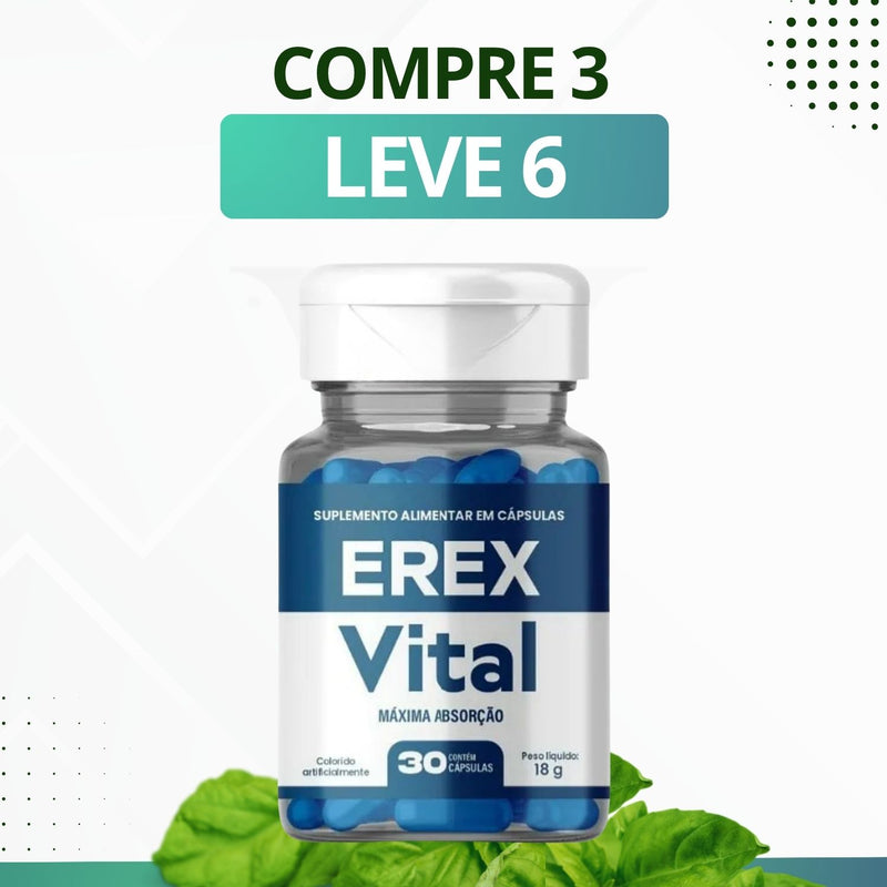 Erex Vital - Suplemento Alimentar - Promoção Exclusiva + Frete Grátis