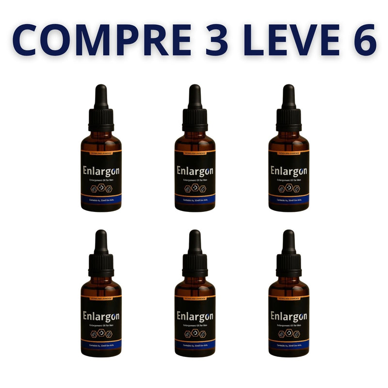 Enlargon – O Segredo Para Potência, Desejo e Desempenho Máximo + Frete Grátis