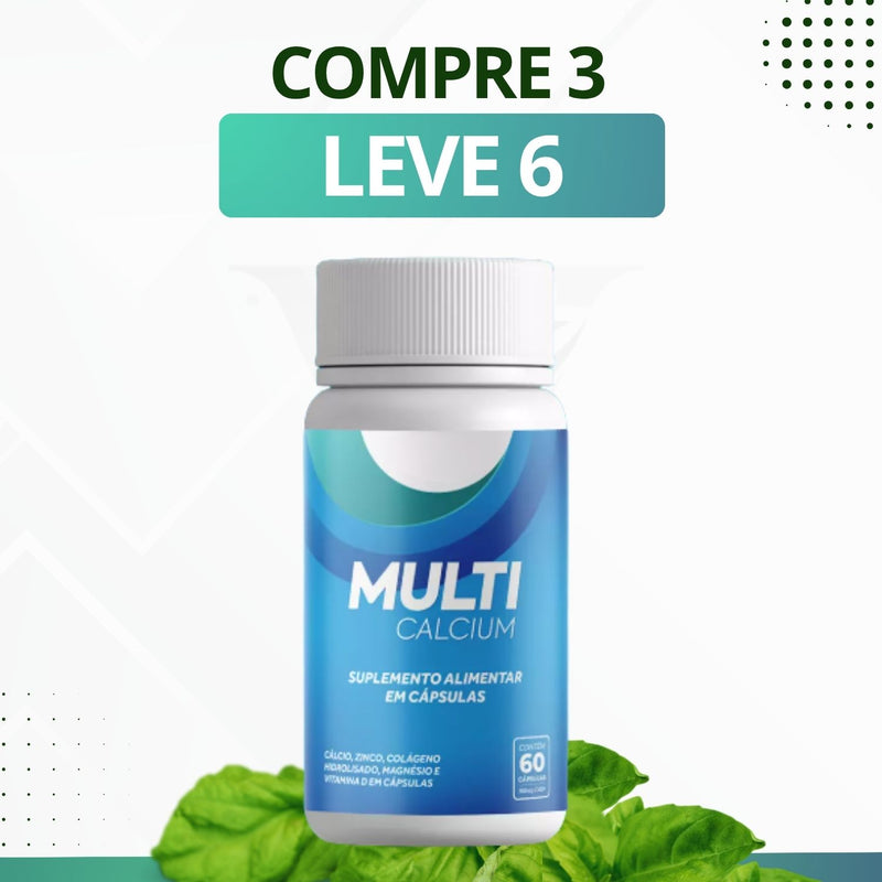 Multi Calcium - Suplemento Alimentar - Promoção Exclusiva + Frete Grátis