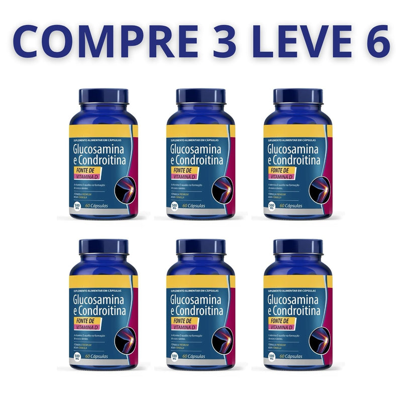 Glucosamina e Condroitina – Articulações Fortes e Saudáveis + Frete Grátis