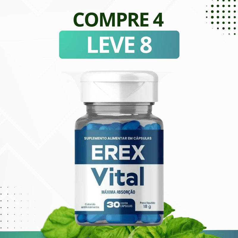Erex Vital - Suplemento Alimentar - Promoção Exclusiva + Frete Grátis
