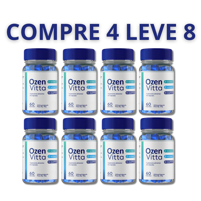 Ozen Vitta 60 Cápsulas - Sua Luta Contra a Balança Acabou + Frete Grátis