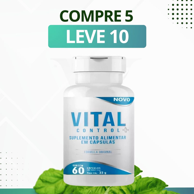 Vital Control - Suplemento Natural - Promoção Exclusiva + Frete Grátis
