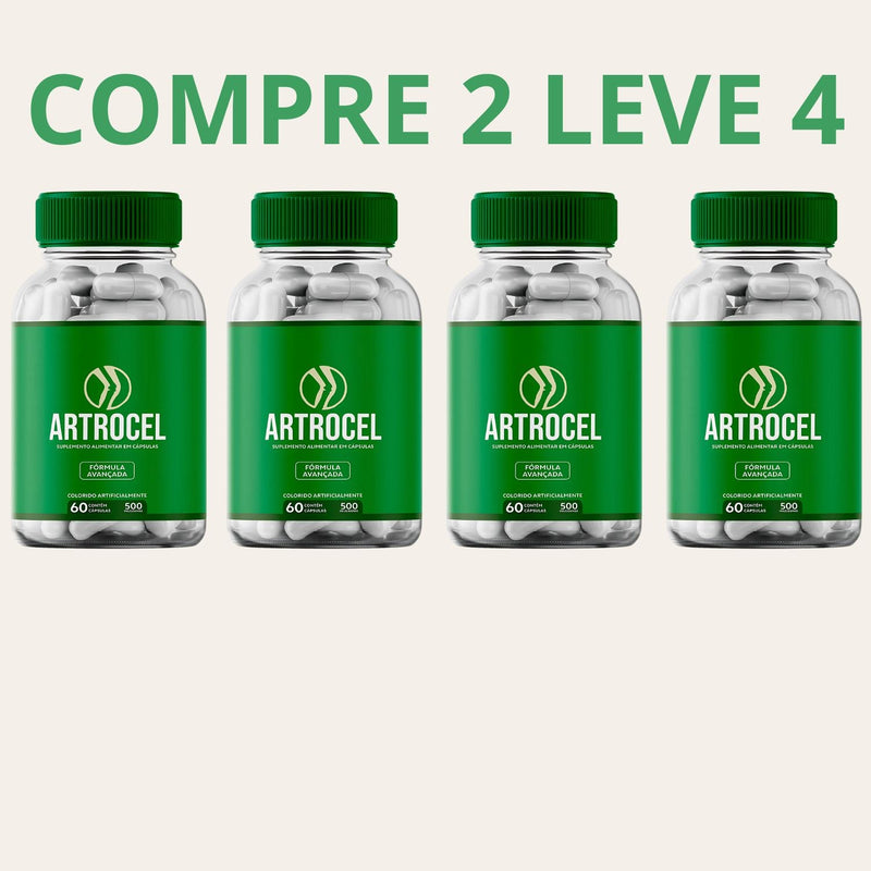Artrocel 60 Cápsulas - Fórmula Avançada - Promoção Exclusiva + Frete Grátis