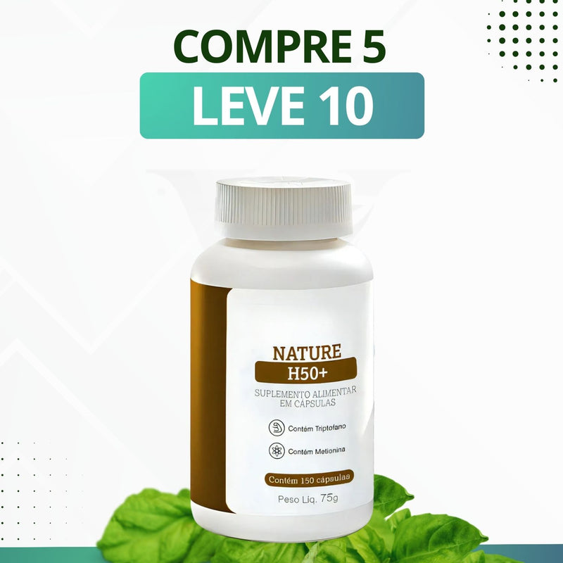 Nature H50+ - Suplemento Alimentar - Promoção Exclusiva + Frete Grátis