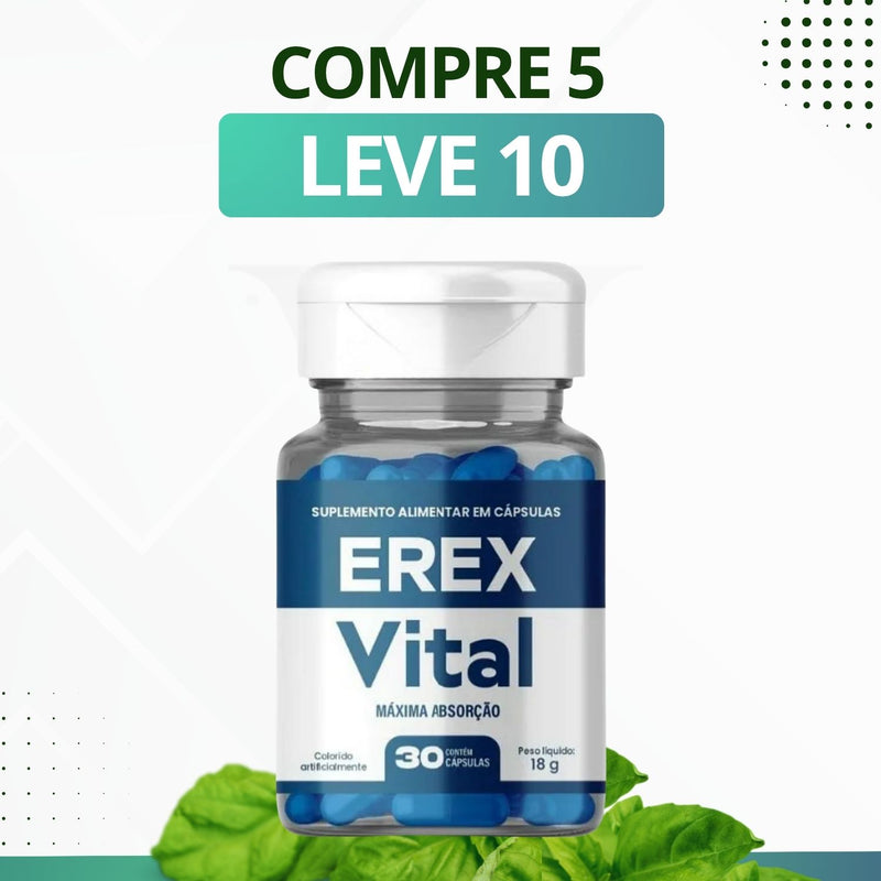 Erex Vital - Suplemento Alimentar - Promoção Exclusiva + Frete Grátis