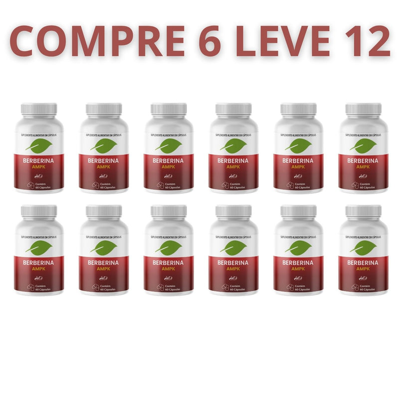 Berberina AMPK – Controlar a Glicose e Ativar o Metabolismo + Frete Grátis