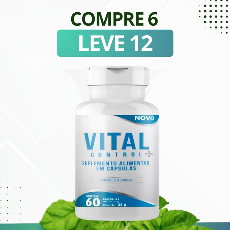 Vital Control - Suplemento Natural - Promoção Exclusiva + Frete Grátis