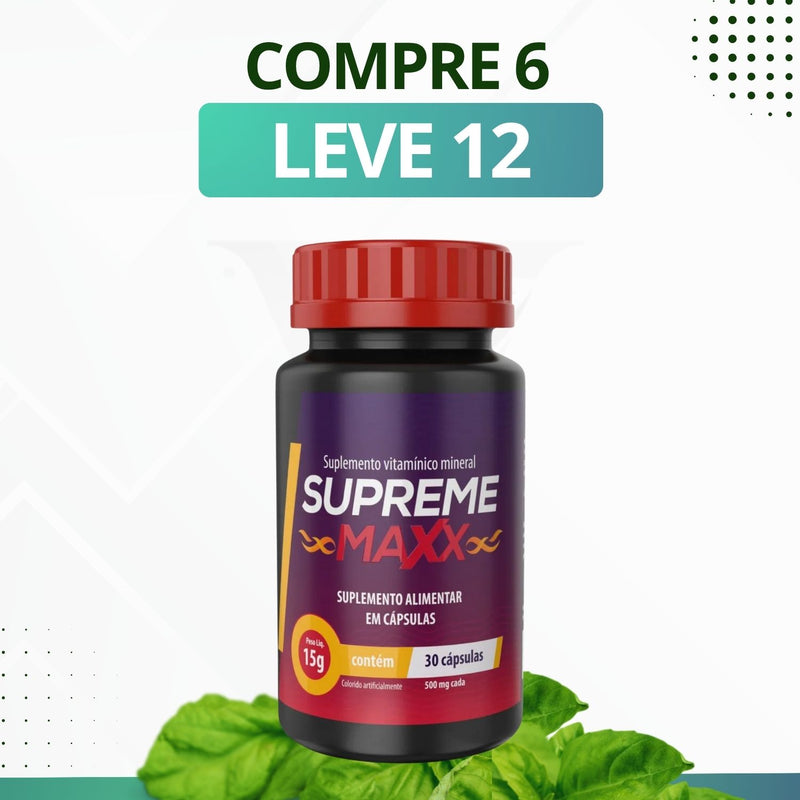 Supreme Maxx - Suplemento Alimentar - Promoção Exclusiva + Frete Grátis