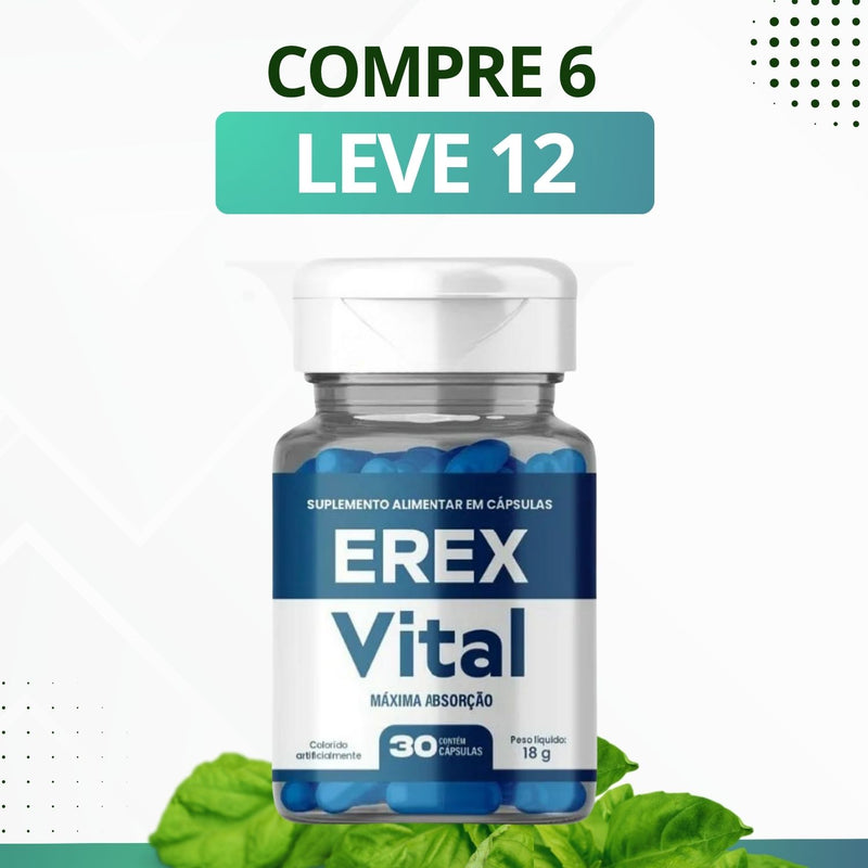 Erex Vital - Suplemento Alimentar - Promoção Exclusiva + Frete Grátis