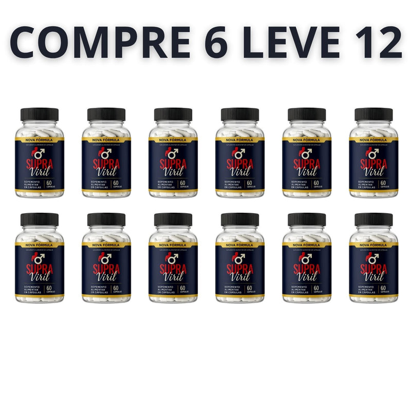 Supra Viril – Mais Disposição, Potência e Confiança + Frete Grátis