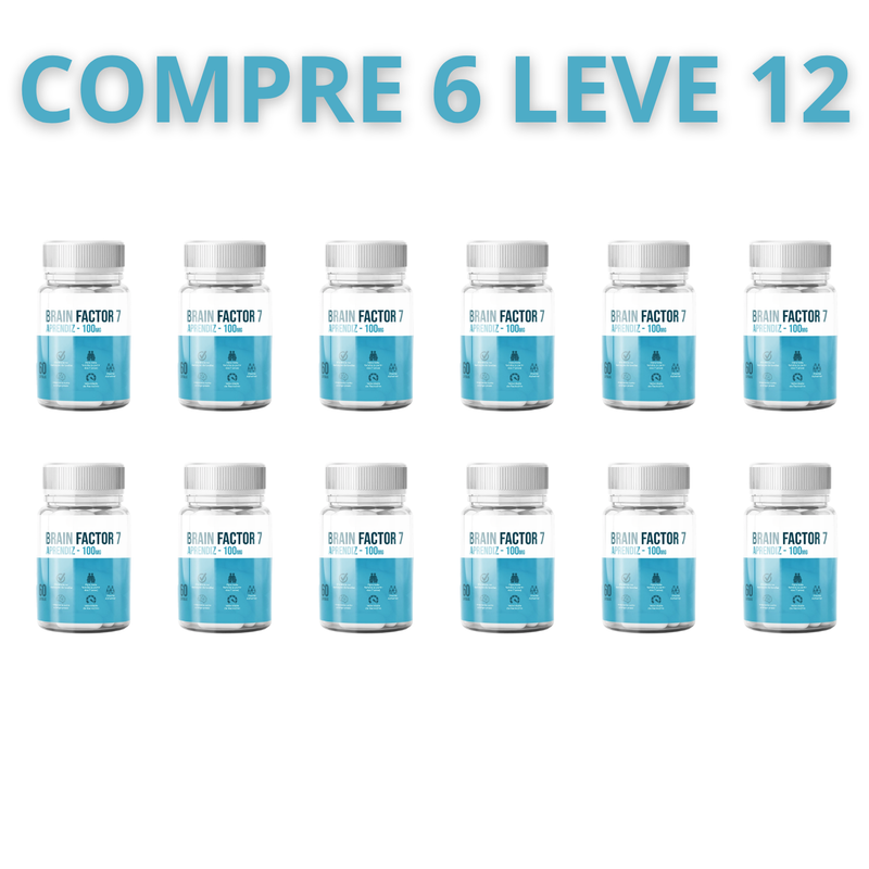 BRAIN FACTOR 7 – O Segredo Para Foco e Alta Performance Mental + Frete Grátis