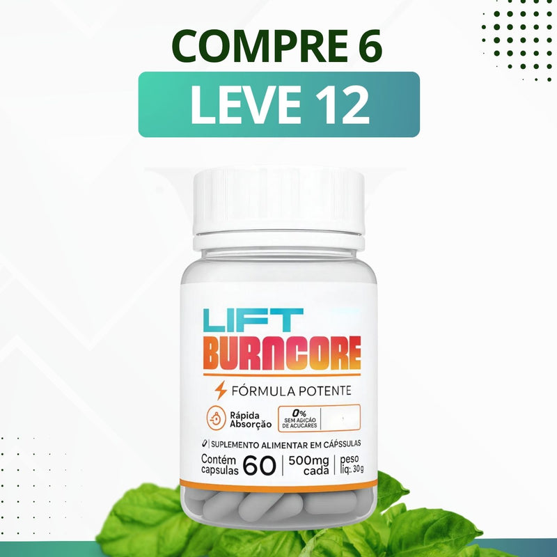 Lift Burncore - Suplemento Alimentar - Promoção Exclusiva + Frete Grátis