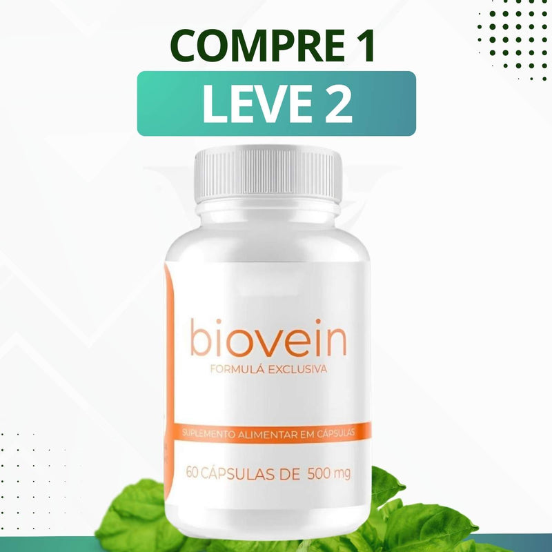Biovein Original 60 Cápsulas - Suplemento Natural - Promoção Exclusiva + Frete Grátis