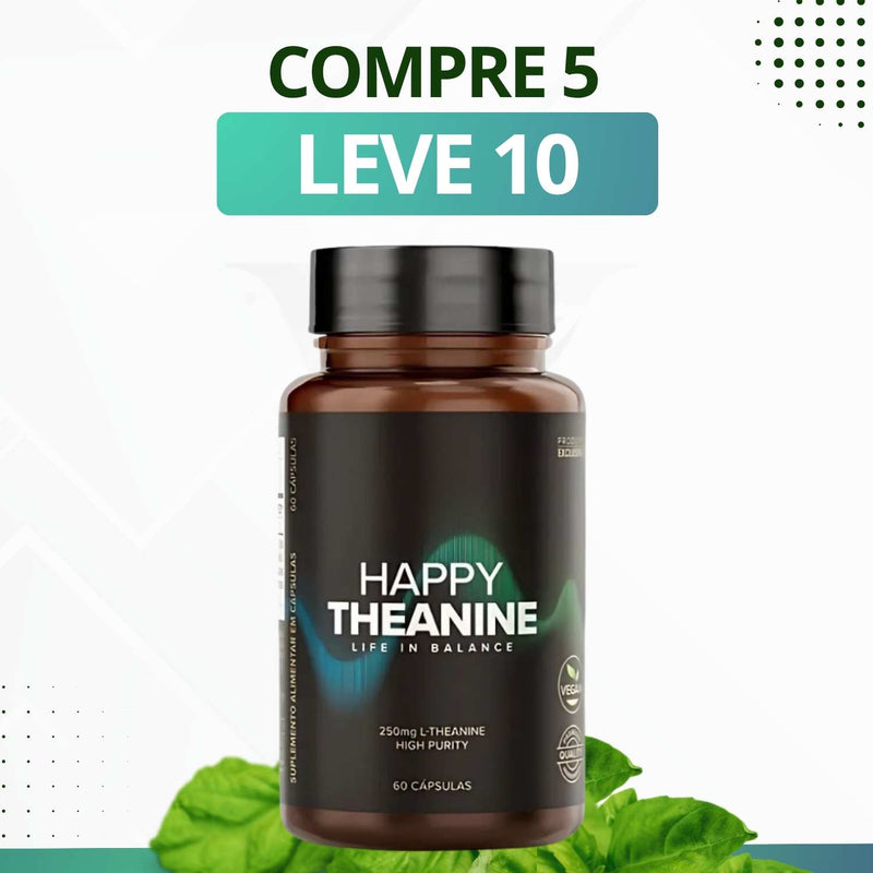 Happy Theanine - Suplemento Alimentar - Promoção Exclusiva + Frete Grátis