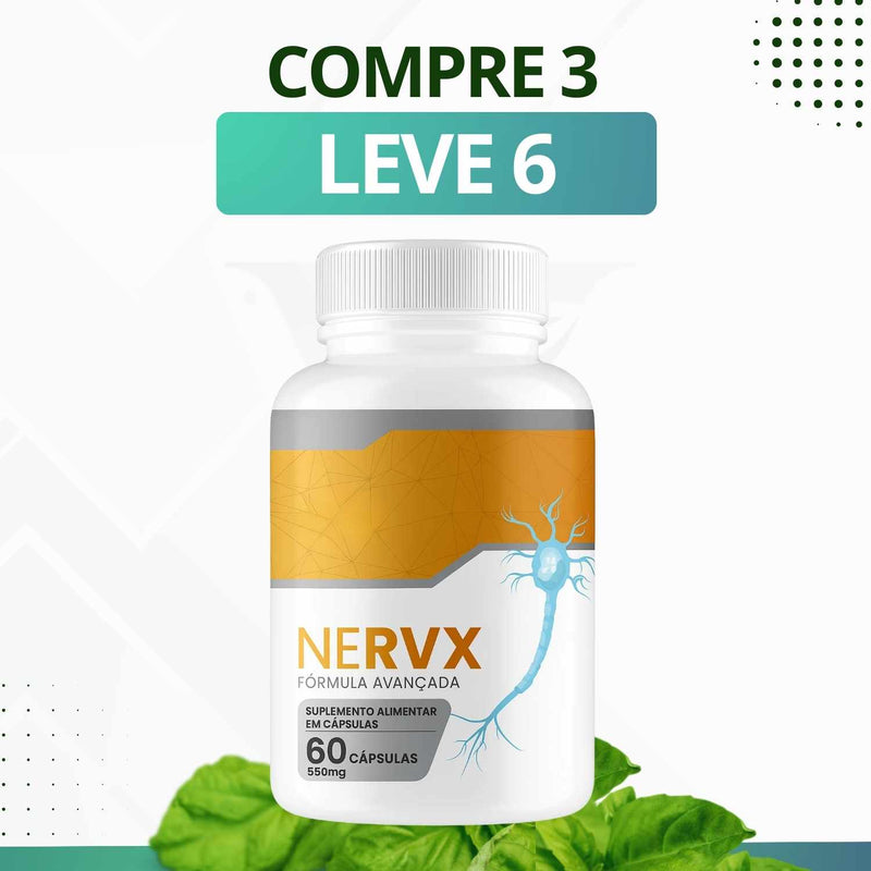 Nervx - Suplemento Alimentar - Promoção Exclusiva + Frete Grátis