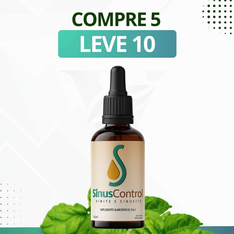Sinus control - Segura e Eficiente Para Sinusite e Rinite + Frete Grátis