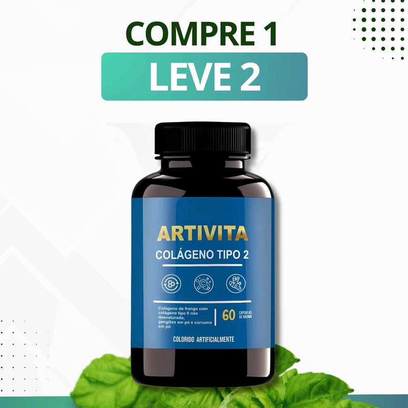 Artivita Colágeno Tipo II - Suplemento Alimentar - Promoção Exclusiva + Frete Grátis