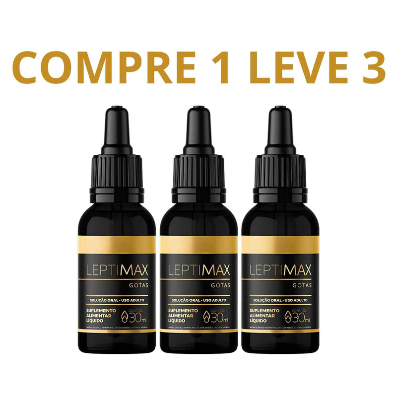 Leptimax 30ml - Eficiente e Segura Para Uma Alimentação Equilibrada + Frete Grátis