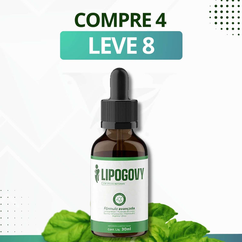 Lipogovy 30ml - Suplemento Alimentar - Promoção Exclusiva + Frete Grátis