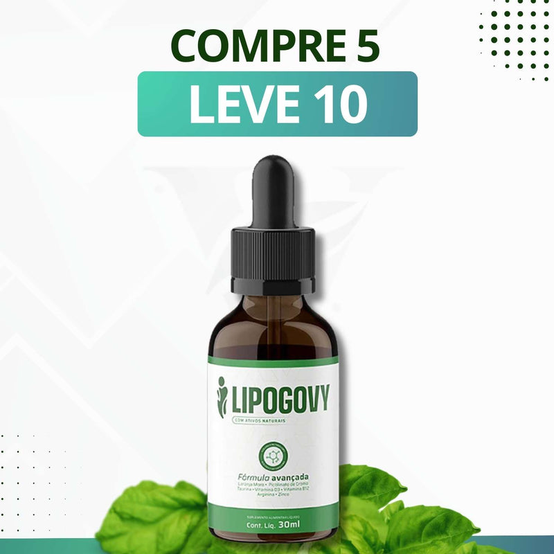 Lipogovy 30ml - Suplemento Alimentar - Promoção Exclusiva + Frete Grátis
